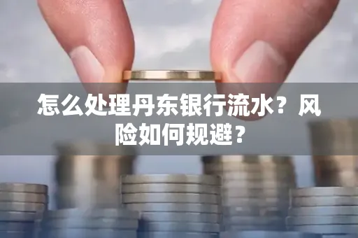 怎么处理丹东银行流水？风险如何规避？