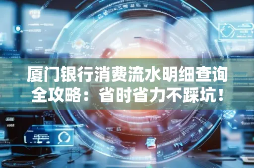 厦门银行消费流水明细查询全攻略：省时省力不踩坑！
