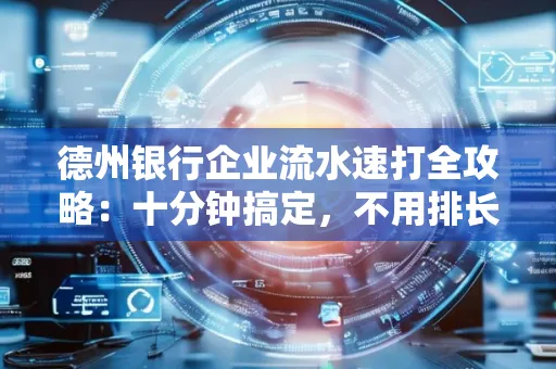 德州银行企业流水速打全攻略：十分钟搞定，不用排长队！