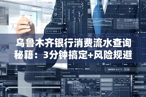 乌鲁木齐银行消费流水查询秘籍：3分钟搞定+风险规避干货