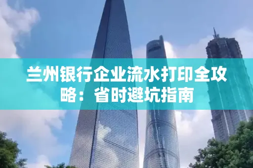 兰州银行企业流水打印全攻略：省时避坑指南