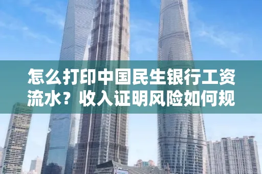 怎么打印中国民生银行工资流水？收入证明风险如何规避？